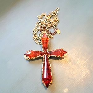 Long Cross Necklace Set